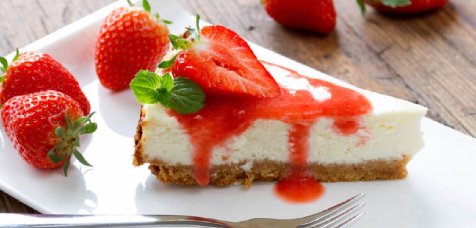 Cheesecake de morango